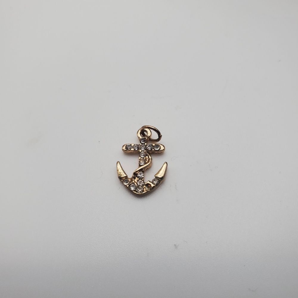 Crystal sailor anchor necklace‎ pendant